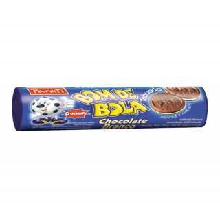BISC BOM DE BOLA RECHEADO 110G CHOC BRANCO