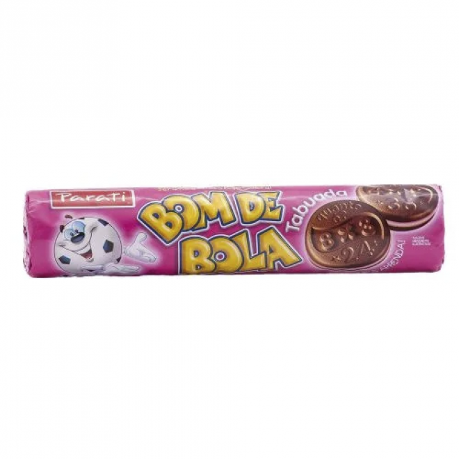 BISC BOM DE BOLA RECHEADO 110G MORANGO