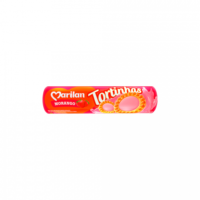 BISC MARILAN TORTINHA 140G MORANGO