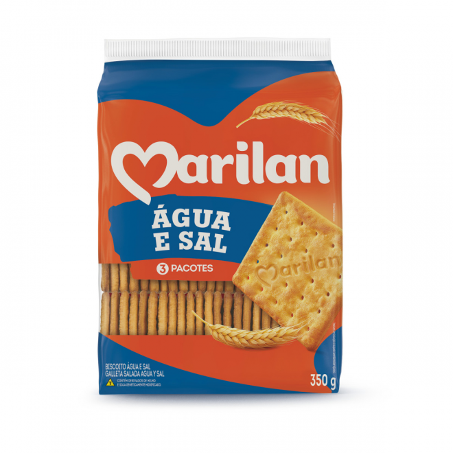 BISC MARILAN 350G AGUA E SAL