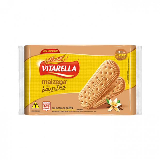 BISC VITARELLA 350G MAIZENA BAUNILHA