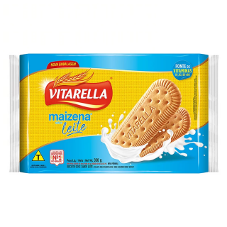 BISC VITARELLA 350G MAIZENA LEITE
