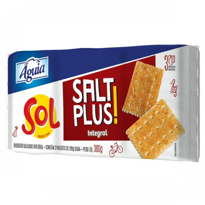 BISC AGUIA SALT PLUS 360G INTEGRAL