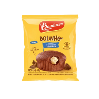 BOLINHO BAUDUCCO 40G CHOCOLATE/BAUNILHA