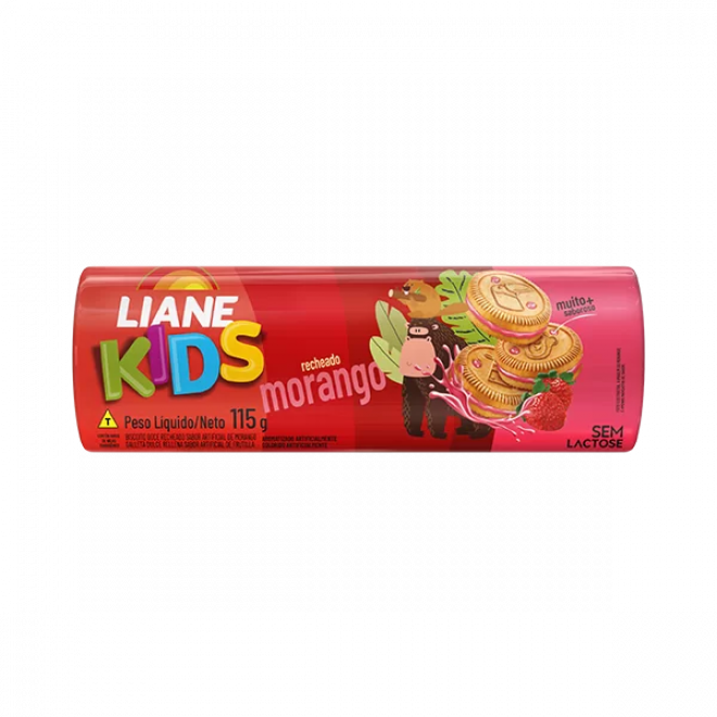 BISC LIANE KIDS 115G MORANGO