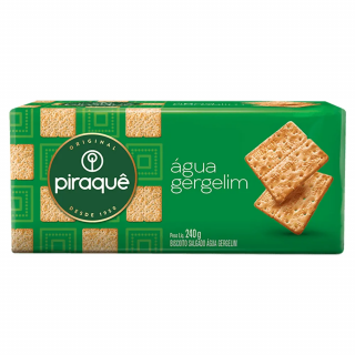 BISC PIRAQUE AGUA GERGELIN 240G