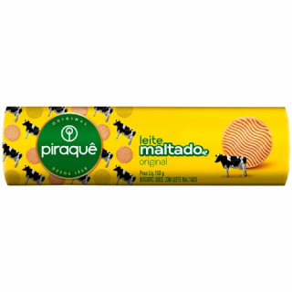 BISC PIRAQUE LEITE MALTADO 160G TRADICIONAL
