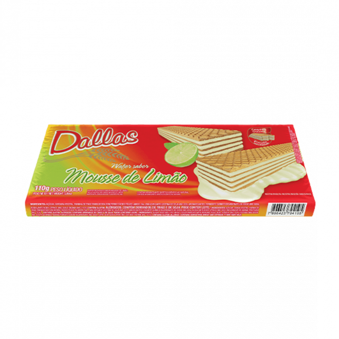 WAFER DALLAS 110G MOUSSE LIMAO