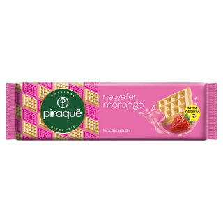 WAFER PIRAQUE NEWAFER 100G MORANGO