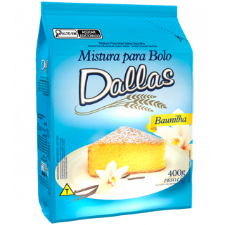 BOLO DALLAS 400G BAUNILHA
