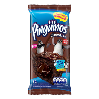 PULLMAN BOLO PINGUINOS TRIPLO CHOCOLATE 80G