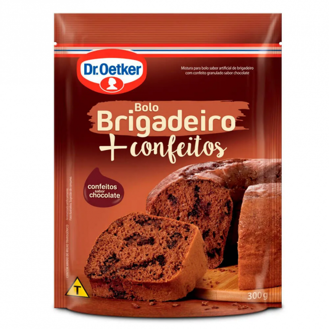 DR OETKER BOLO + CONFEITOS 300G BRIGADEIRO