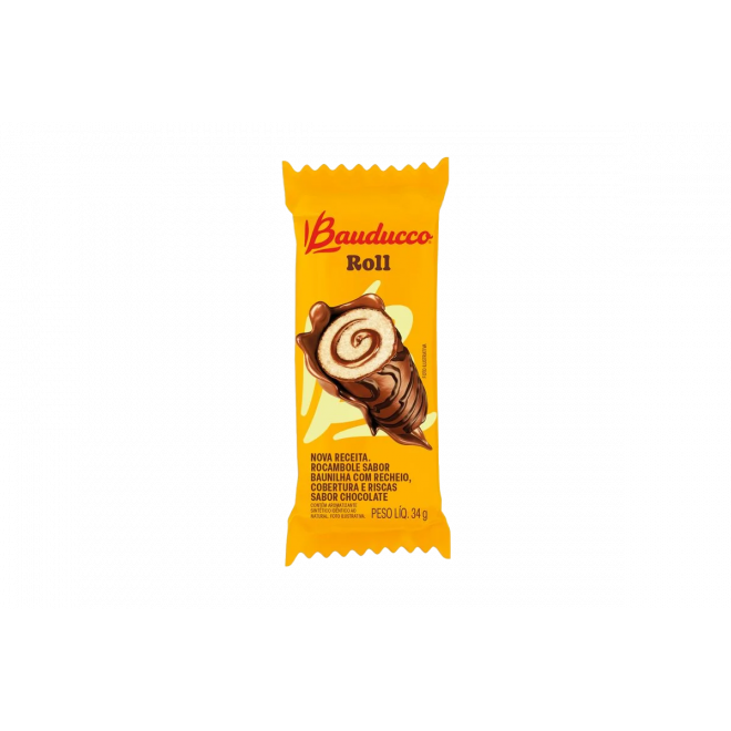 ROCAMBOLE BAUDUCCO ROLL 34G CHOCOLATE