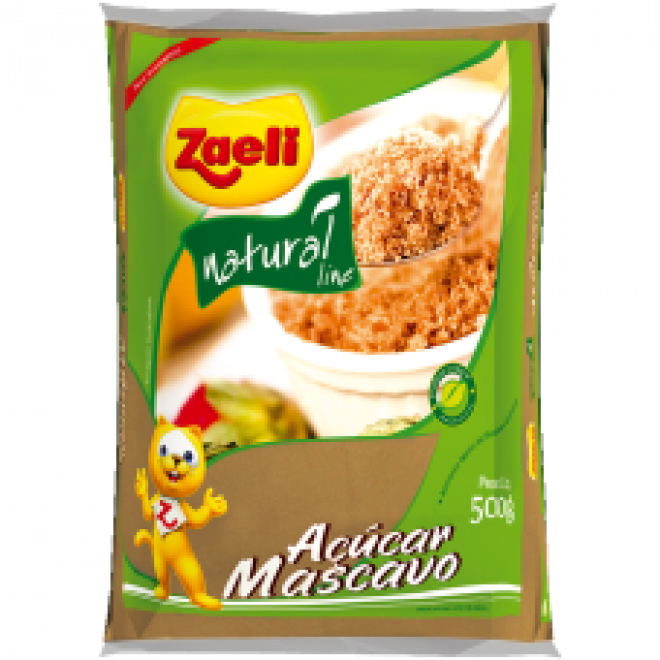 ZAELI ACUCAR MASCAVO 500G