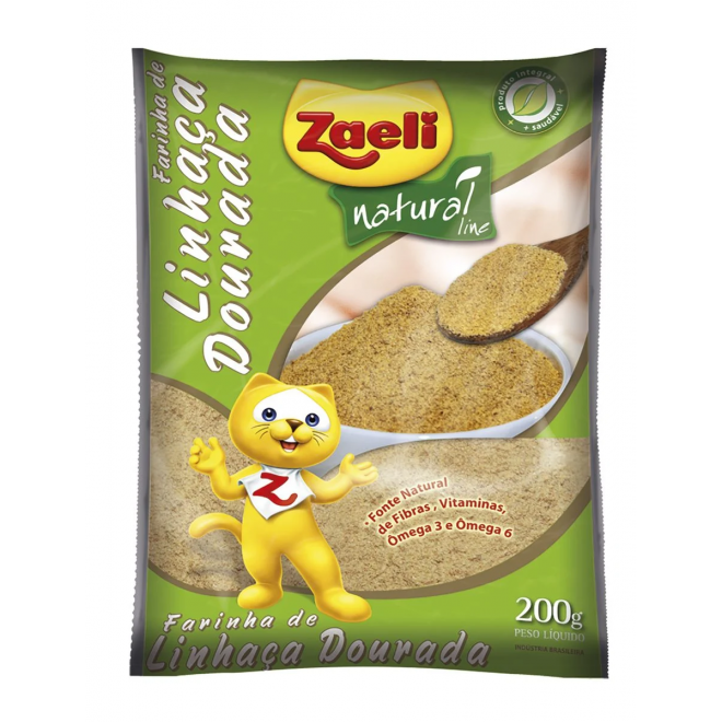 ZAELI FARINHA LINHAÇA DOURADA 200G