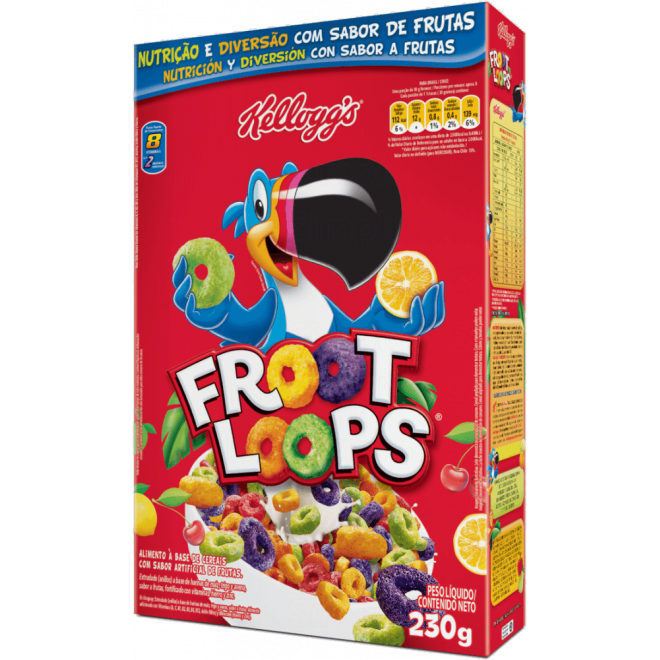 SUCRILHOS KELLOGG'S 230G FROOT LOOP