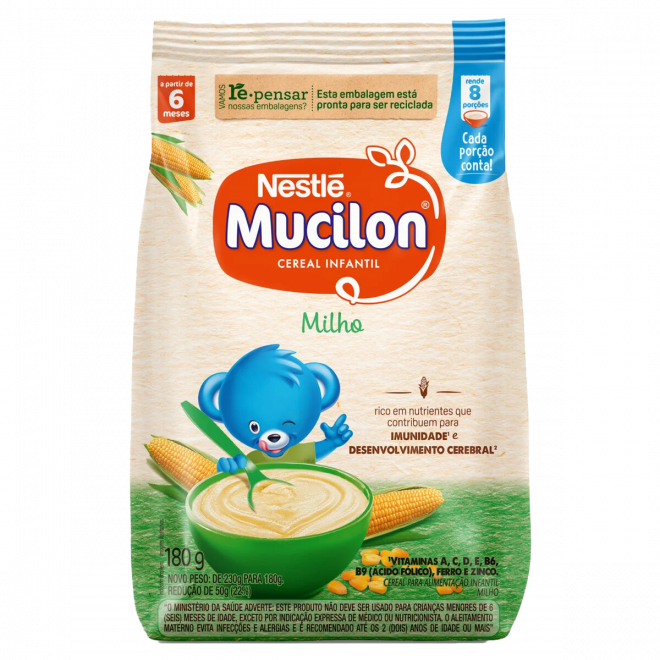 MUCILON SACHET 180G MILHO