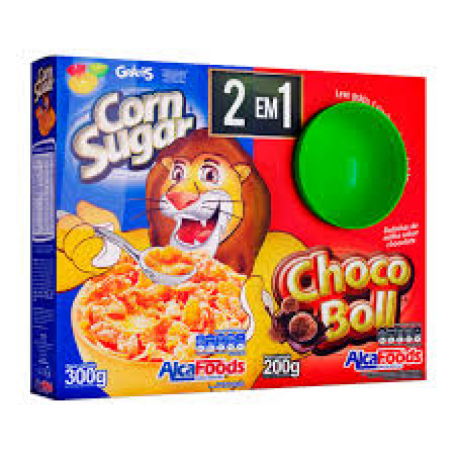 CEREAL ALCAFOODS KIT CHOCO BOLL + CORN SUGAR