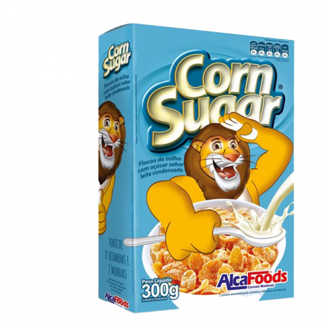 CEREAL ALCAFOODS CORN SUGAR 300G LEITE CONDENSADO