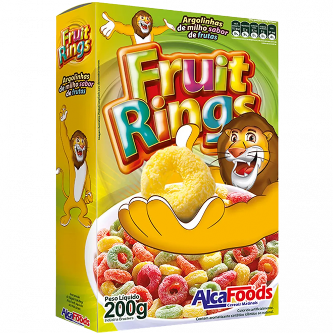 CEREAL ALCAFOODS FRUIT RINGS 200G