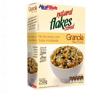 GRANOLA ALCAFOODS 250G MAX FRUTAS