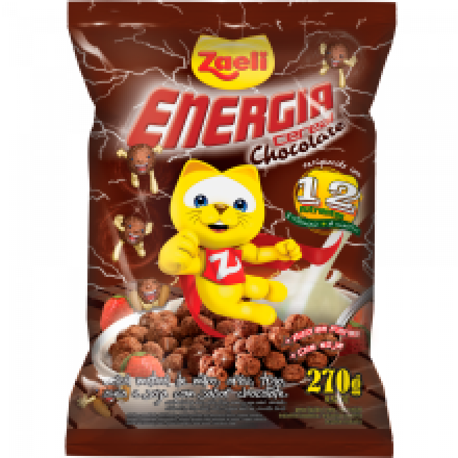 ZAELI CEREAL ENERGIA SACHET 270G CHOCOLATE
