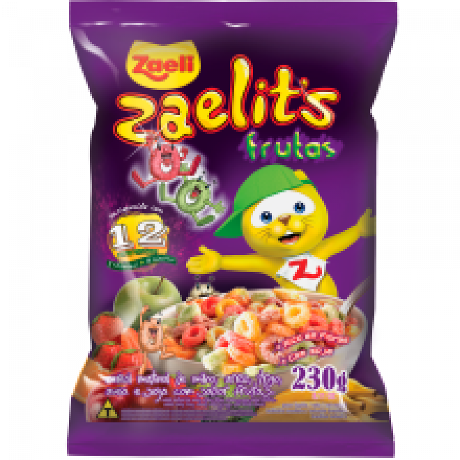 ZAELI CEREAL ZAELITS SACHET 230G FRUTAS