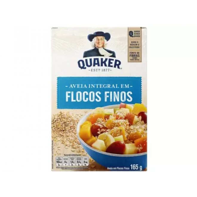 AVEIA QUAKER 165G FLOCOS FINOS
