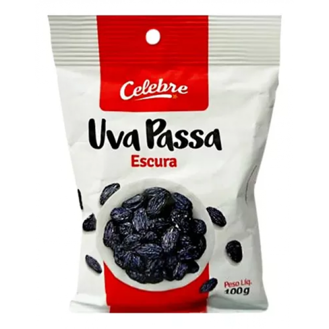 CELEBRE UVA PASSAS ESCURAS 100G