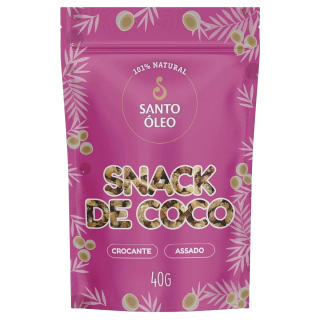 SANTO OLEO SNACK DE COCO POUCHET 40G