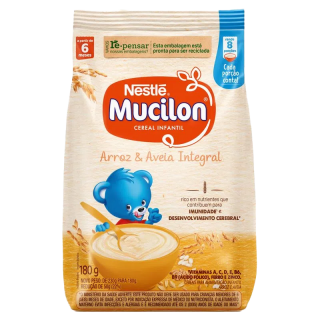 MUCILON SACHET 180G ARROZ E AVEIA