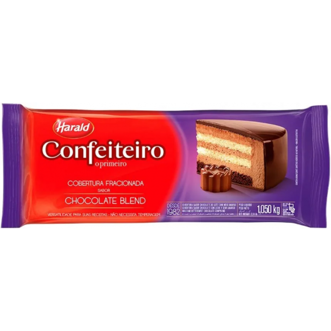 COBERTURA HARALD CONFEITEIRO 1,050KG BLEND
