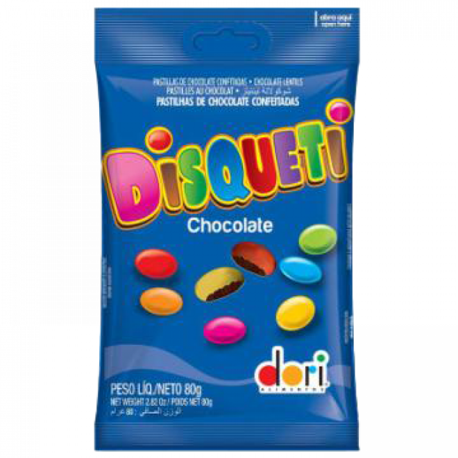 DISQUETI DORI 80G CHOCOLATE