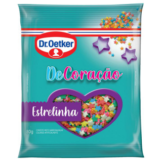 DR OETKER DECORFESTA 80G ESTRELINHA