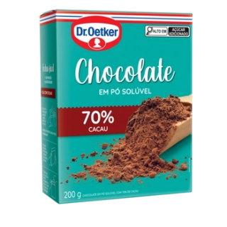 DR OETKER CHOCOLATE PO 70% CACAU 200G