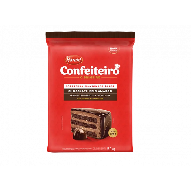PRODUCAO - COBERT HARALD CONF MEIO AMARGO 5KG
