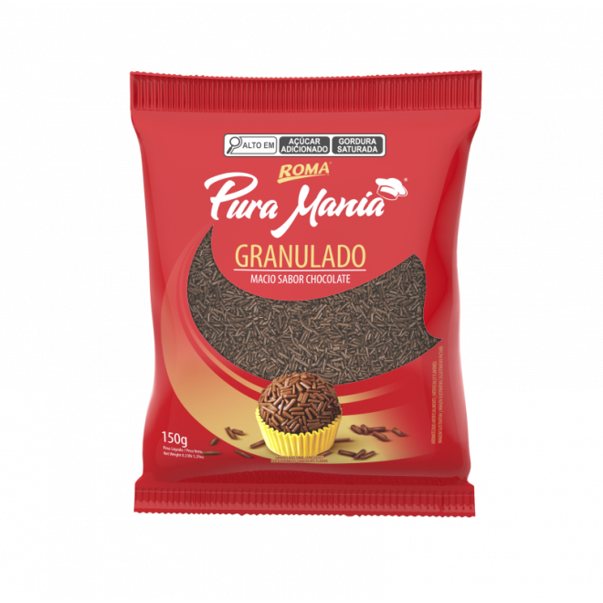 CHOC GRANULADO ROMA 150G AO LEITE