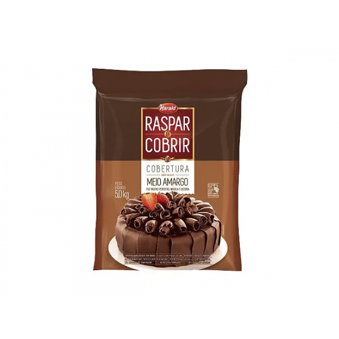 PRODUCAO - COBERT HARALD RASP MEIO AMARGO 5KG
