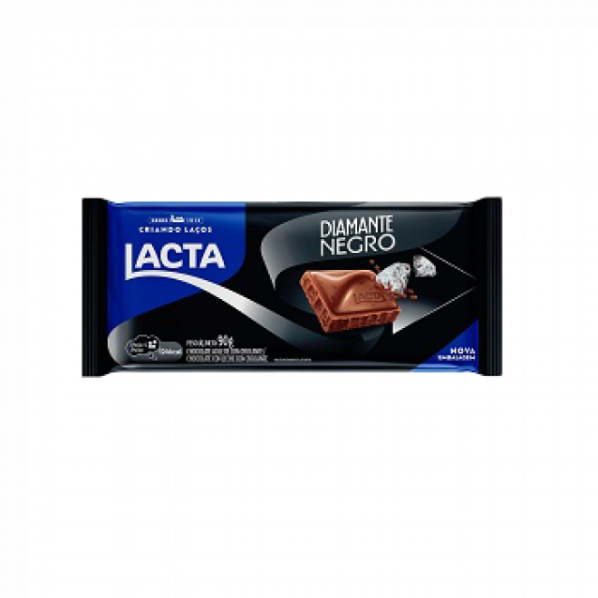 CHOC LACTA 90G DIAMANTE NEGRO
