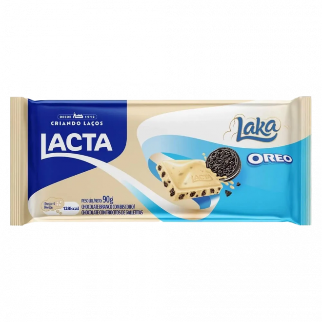 CHOC LACTA 90G LAKA OREO
