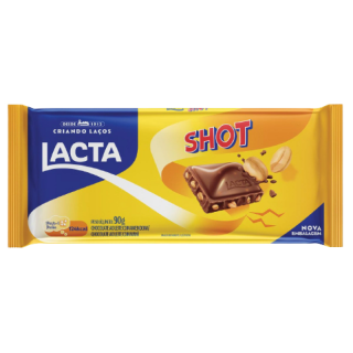 CHOC LACTA 90G SHOT