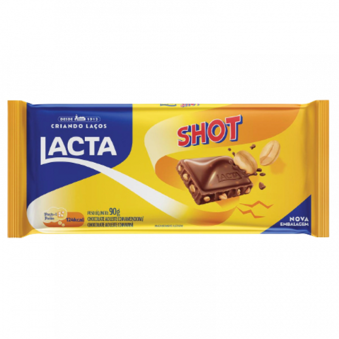 CHOC LACTA 90G SHOT