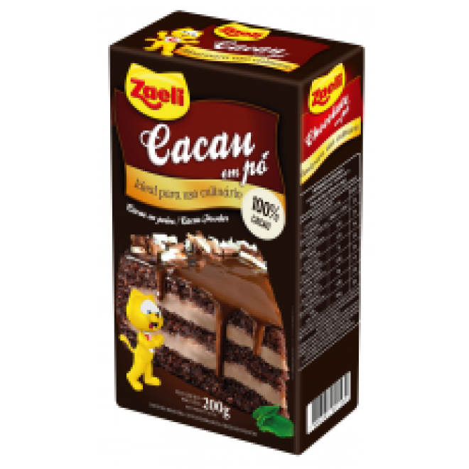 ZAELI CACAU PO 200G