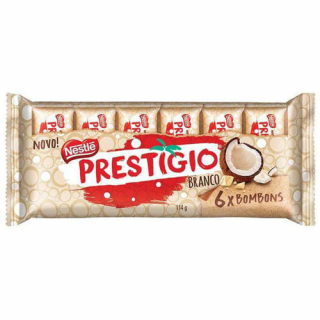 CHOC NESTLE PRESTIGIO BRANCO 114G FLOWPACK