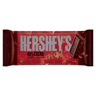 CHOC HERSHEYS BARRA 92G MEIO AMARGO CRISTAL