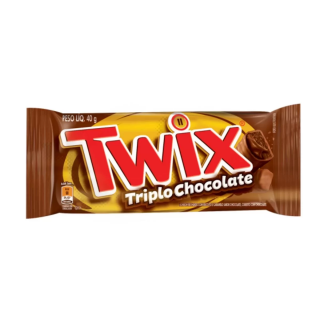 CHOC TWIX 40G TRIPLO CHOCOLATE