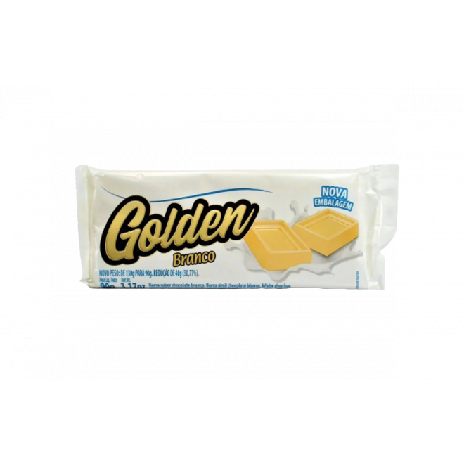 CHOC BEL BARRA GOLDEN 90G BRANCO