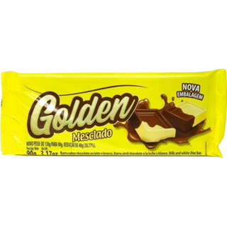 CHOC BEL BARRA GOLDEN 90G MESCLADO
