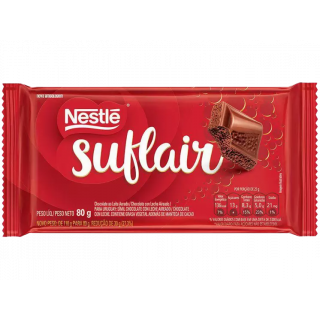 CHOC NESTLE BARRA 80G SUFLAIR AO LEITE