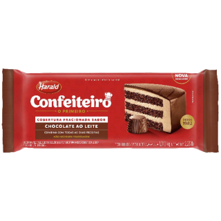 COBERTURA HARALD CONFEITEIRO 1,010KG AO LEITE